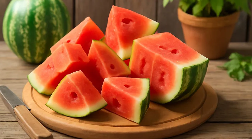 Коктейль из арбуза и молока