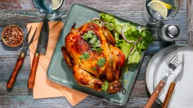 Курица в духовке целиком с хрустящей корочкой