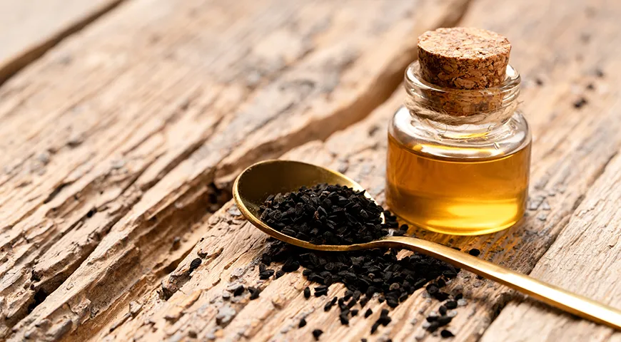 Чёрный тмин можно употреблять в виде семян, но наиболее эффективным будет использование сыродавленного масла