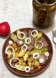 Жаркое из печени с картофелем