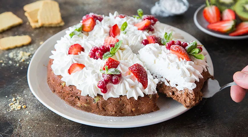 Торт с киви