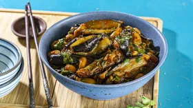 Рецепты с баклажаном и фасолью