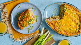 Блины с чесноком