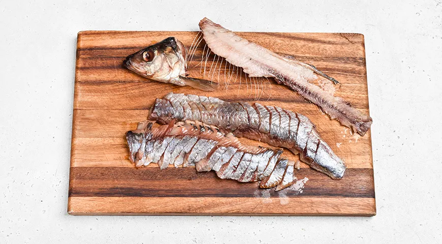 Селедка под шубой без свеклы