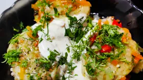 Горячие роллы из теста с фаршем