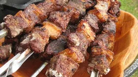 Рецепты с мукой пшеничной, мясом и печенью