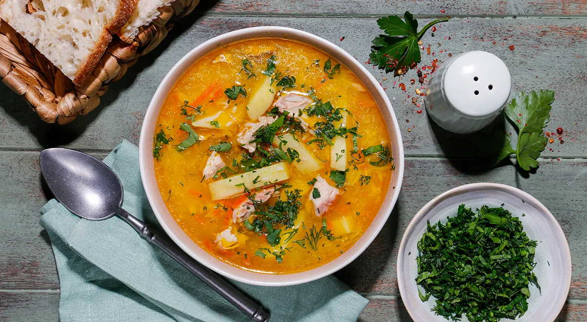 Рецепт рыбного супа из консервированной скумбрии