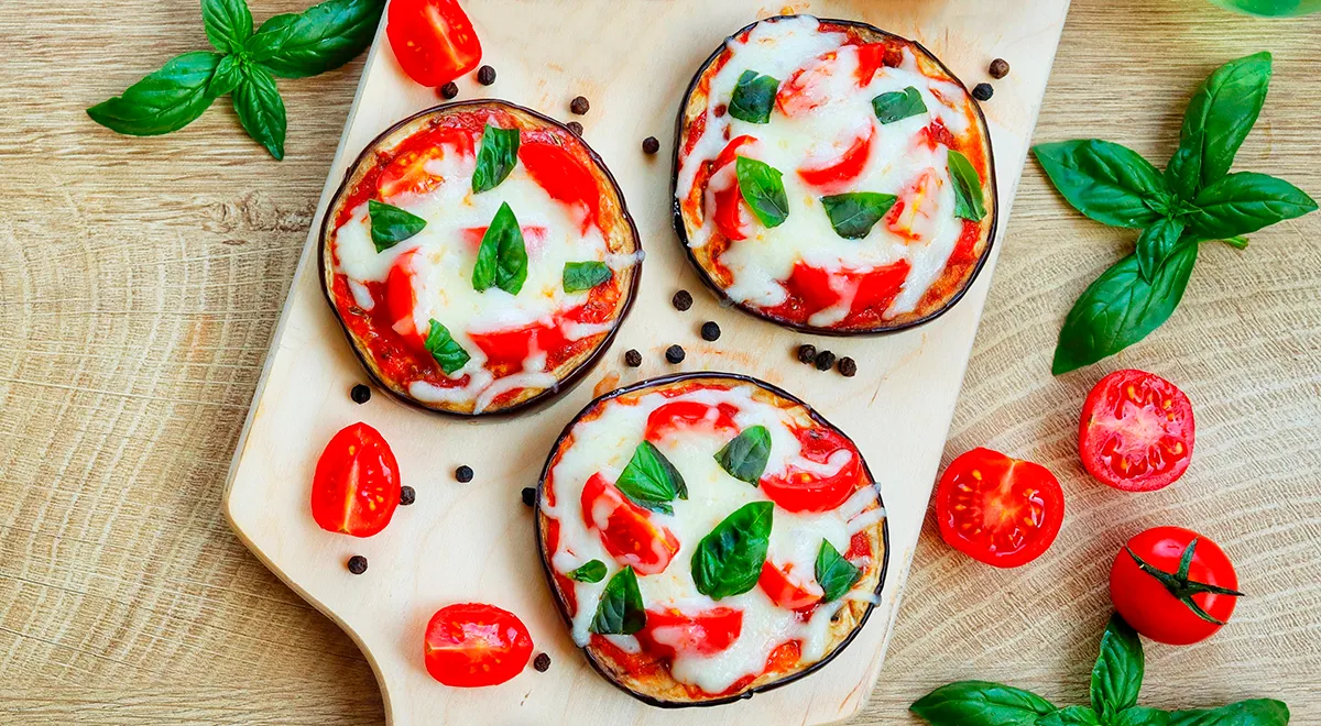 Запеченные баклажаны кружочками