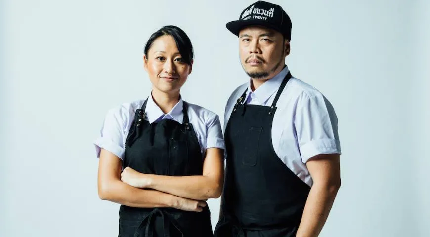 шеф-повар ‘Joe’ Napol Jantraget и шеф-кондитер Saki Hoshino