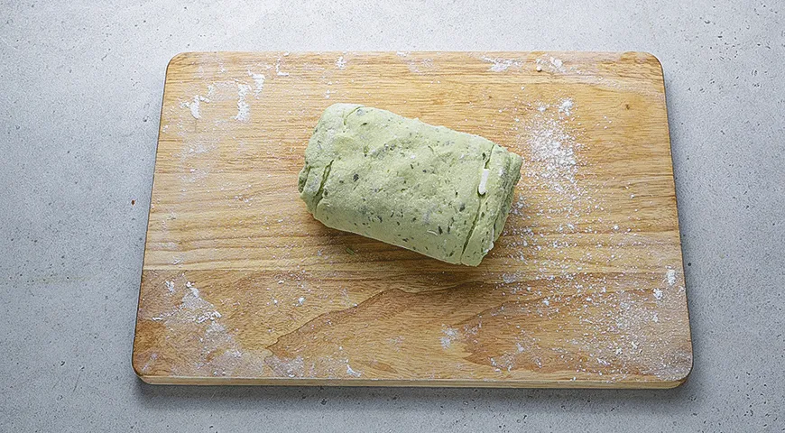 Бисквиты с козьим сыром и зеленью