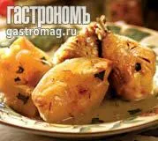 Куриное соте с айвой