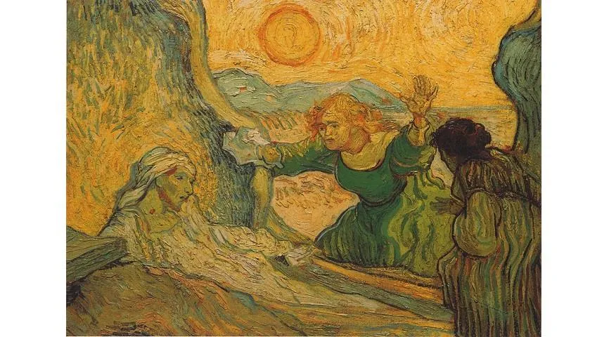 Воскрешение Лазаря, Винсент Ван Гог, 1890 г.