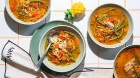 Рецепты с сельдереем и фасолью