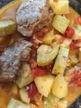 Летние овощи в рукаве