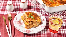 Картофельная лазанья с фаршем