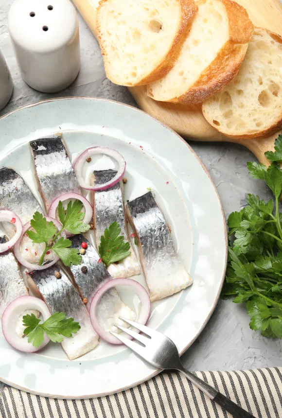 Соленая сельдь