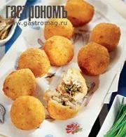 Аранчини с начинкой из рыбы