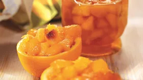 Персиковое варенье с апельсинами