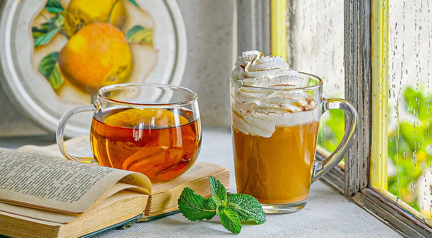 Масала чай латте
