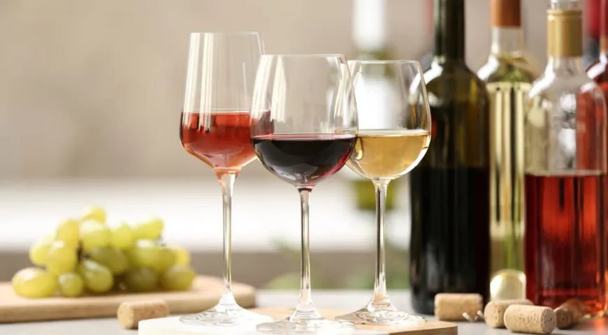 На диете стоит отдавать предпочтение винам с минимальным содержанием сахара 