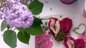 Салат из свеклы с плавленым сыром