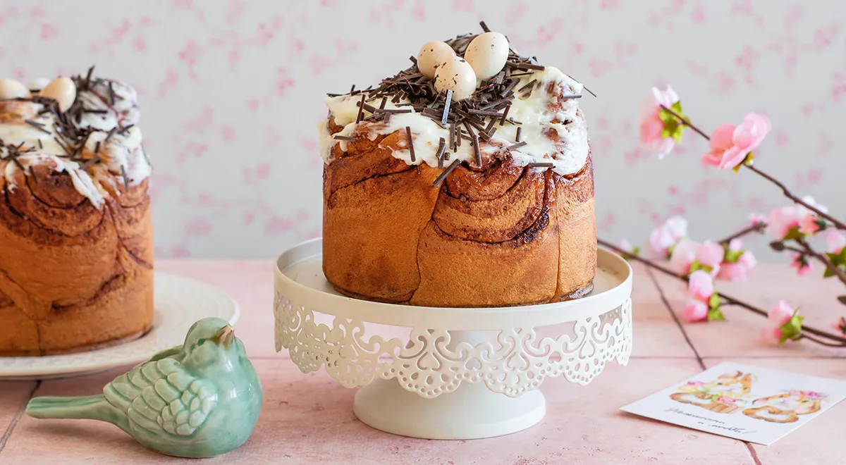 Кулич-синнабон