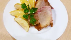 Рецепты со свининой, алкоголем и яблоком