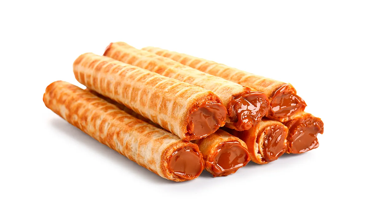 Трубочки со сгущенкой