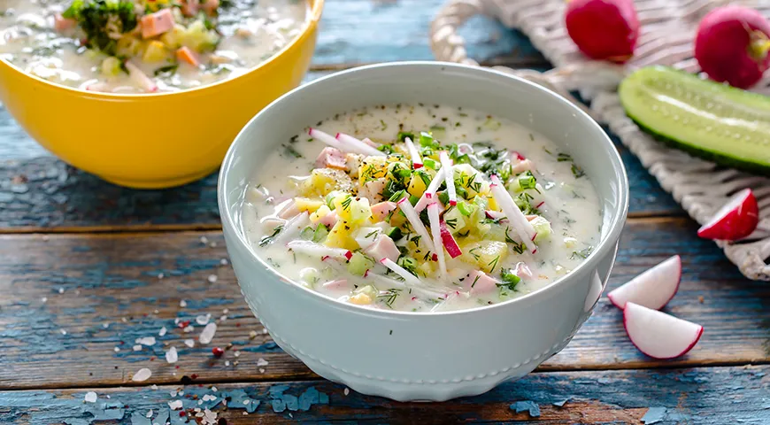 Какие продукты необходимы для приготовления вкусной окрошки?