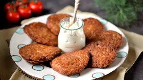 Печеночные оладьи в духовке