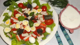 Простые рецепты с кисломолочными продуктами и крабами