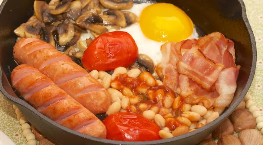 Рецепт сытного воскресного завтрака в английском стиле