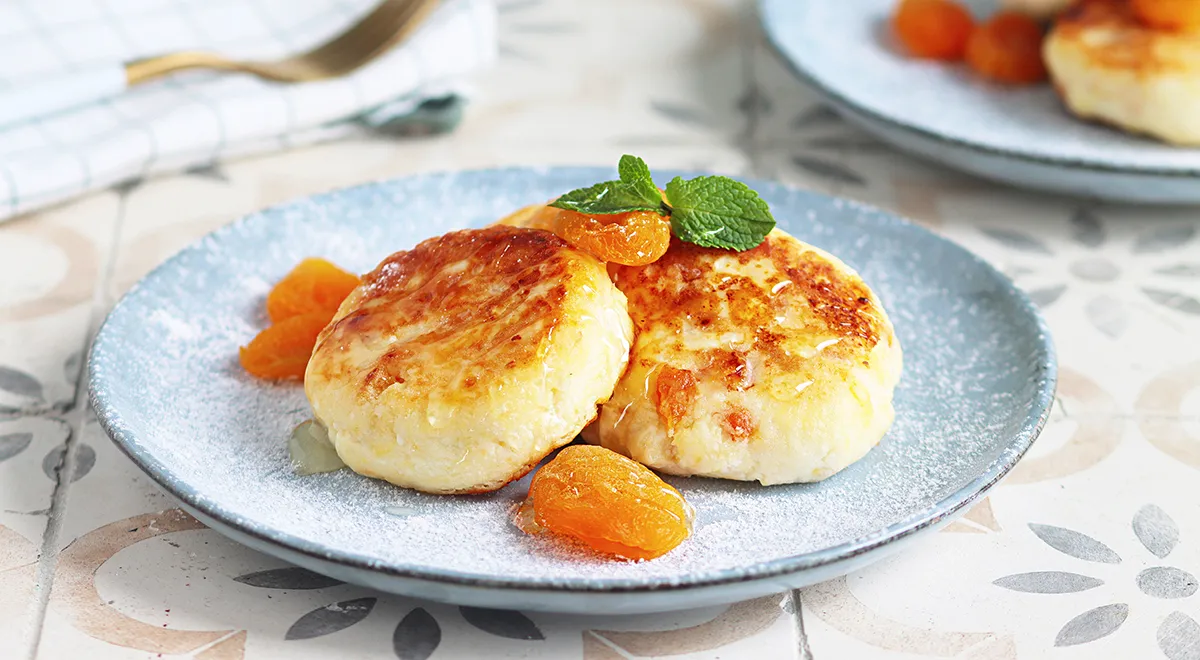 Сырники с курагой