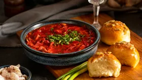 3 рецепта борща с пампушками