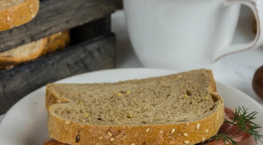 Рецепт сендвича с балыком