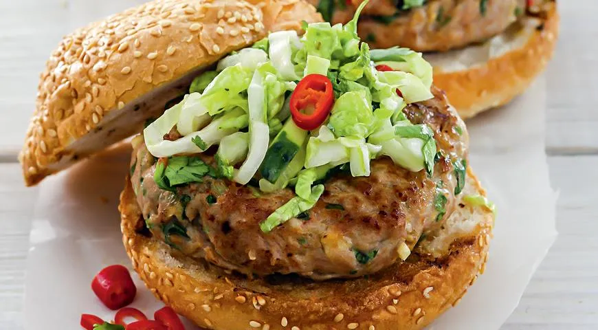 Бургеры в азиатском стиле