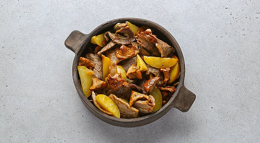Скоблянка с грибами