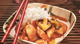 Жареные креветки по-тайски