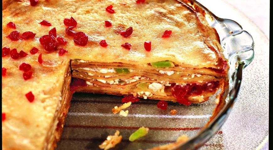 Запеканка из блинов 