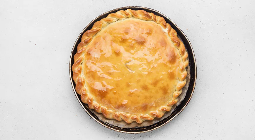 Осетинский пирог с вишней (балджин)