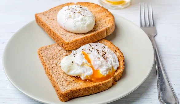 Яйцо пашот в микроволновке