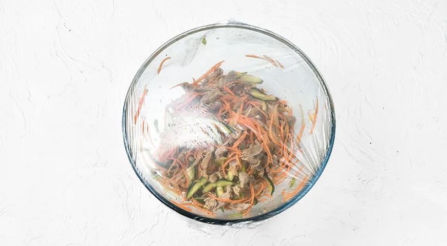 Хе из куриных желудков по-корейски