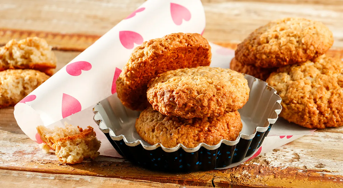 Рецепт овсяного печенья с творогом