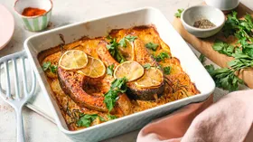 Блюда в духовке с форелью