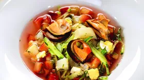 Рецепты с овощами, яйцом и мидиями