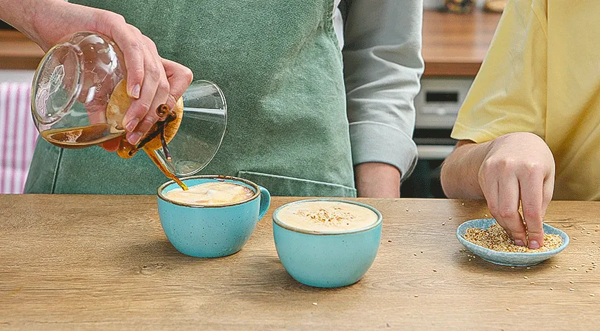 Кофе с халвой