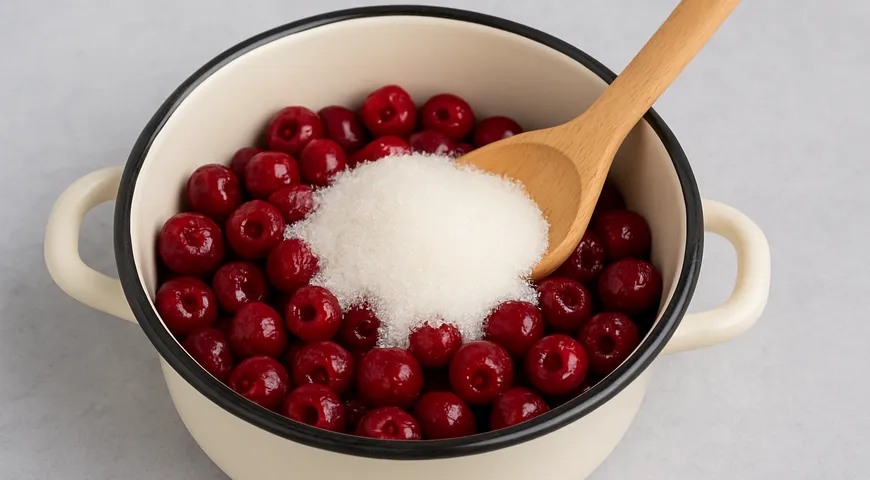 Вишня в желе на зиму