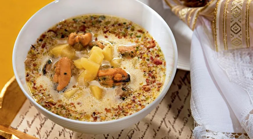 Суп с мидиями