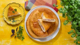 Хачапури с ветчиной и сыром