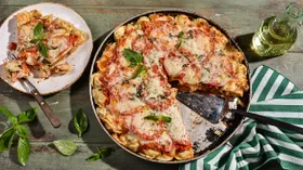 Пицца из пельменей